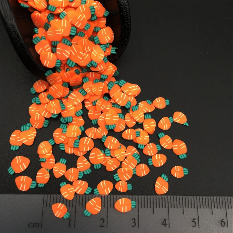 

50g Carrot Polymer Clay Sprinkle For Kids Diy ,Soft Clay For Craft Clay/Nail Art /Scrapbook Decoration DIY,Filler