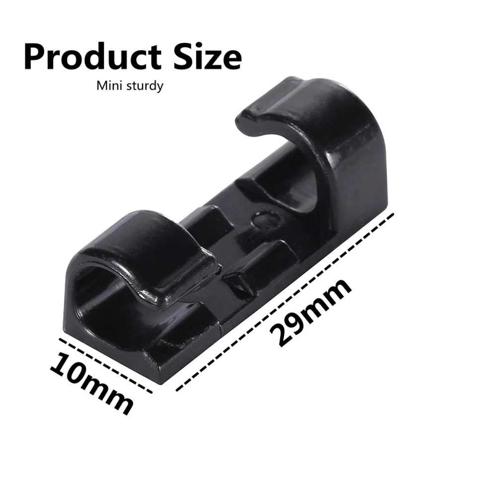 MEUYAG Universal Cable Organizer USB Winder Desktop Tidy Management Clips Wall Wire Manager Data Line Organize | Электроника