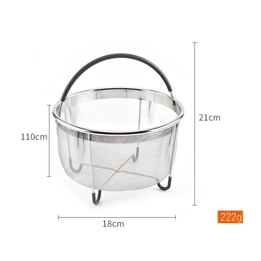 Новая кухонная многофункциональная дренажная корзина стальная пароварка