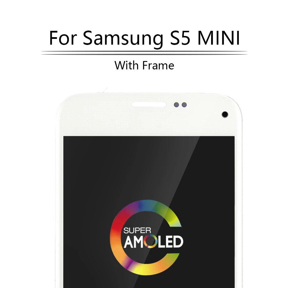ЖК дисплей Super AMOLED 4 5 дюйма для SAMSUNG GALAXY S5 Mini G800 G800F G800H с сенсорным экраном и