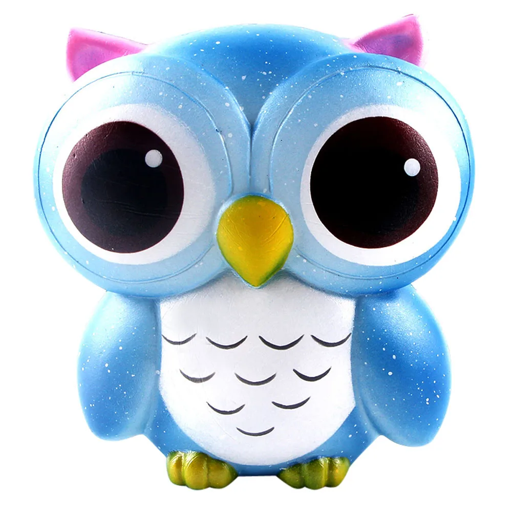 

15cm Starry Sky Owl Decompression Toys Slow Rebound PU Toys Cream Scented Squish Slow Rising Toys c Drop Ship