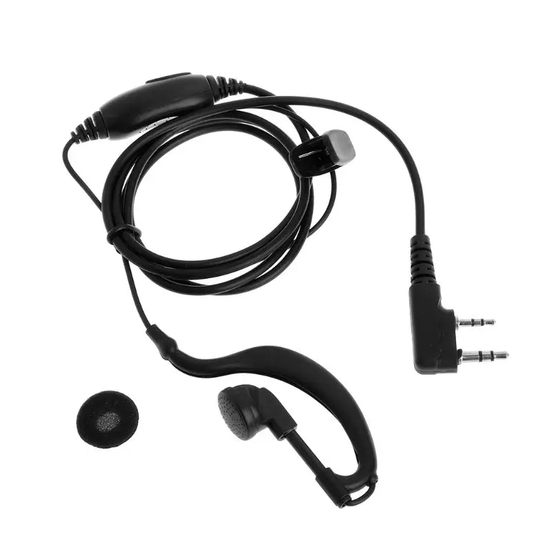 

Headset Walkie Talkie Line Ear Hanger 2 Pin Earpiece Earphone Transceiver for kenwood TK TYT UV-5R Handy Radio