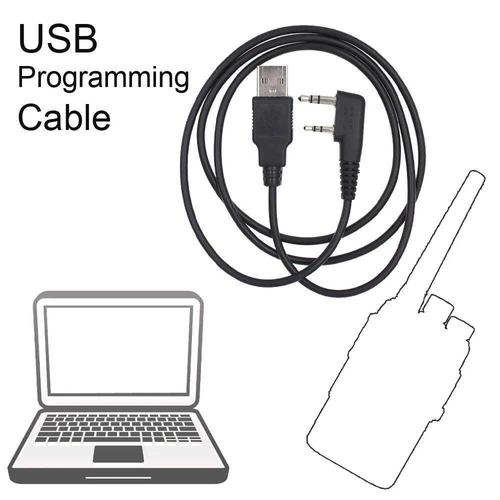 Оригинальный Baofeng USB кабель для программирования рация ПМР DM 5R плюс X 1701 1801 1702 1706 DMR