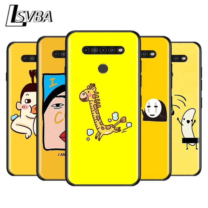 

Funny Dog Cute Cartoon for LG G8 G8S G8X V30 V35 V40 V50 V60 ThinQ Q60 K40 K50 K30 K41 K51 K61 K71 K22 Black Phone Case