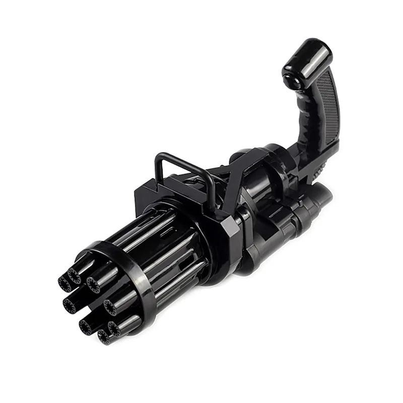 

The new Gatling bubble gun 8-hole one-button bubble blowing summer outdoor bubble blowing toy