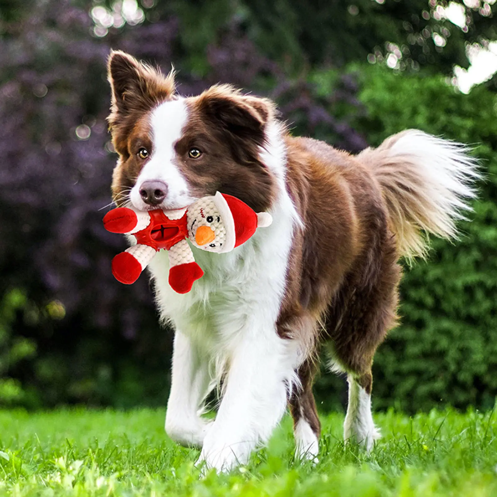 

Dog Squeaky Toy for Aggressive Chewers Animal Plush Toy Cat Dog Chew Toy Pet Fetch Play Squeaker Funny Sounds Food Dispensing