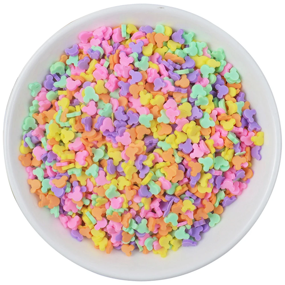 

20g Fake Sprinkles for Slime accessories Clay Filler DIY Fluffy slime Supplies chocolate Cake Dessert Mud Toys