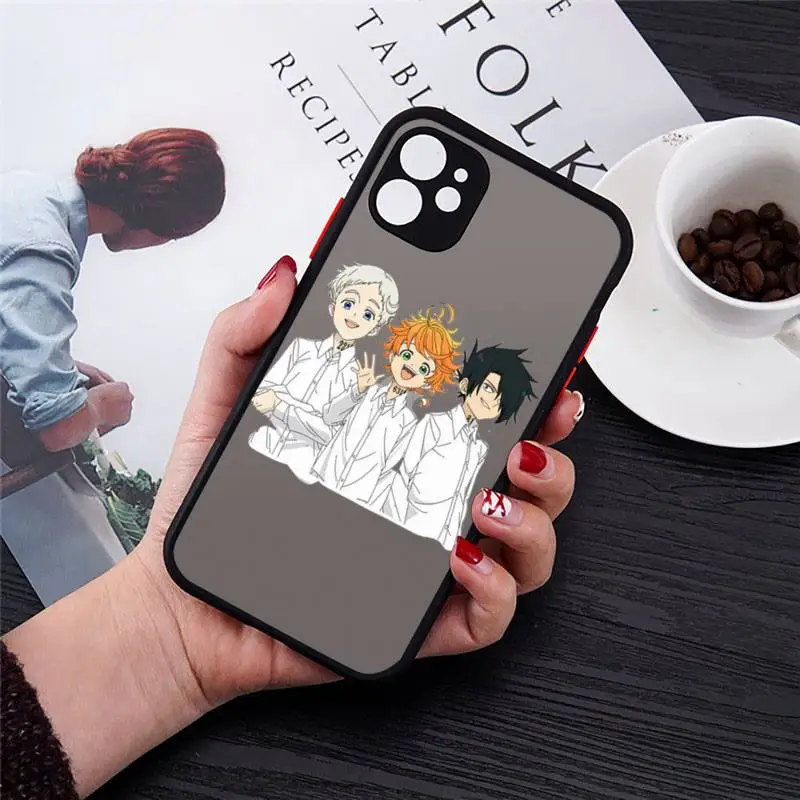 

The Promised Neverland japan anime Phone Case matte transparent For iphone 7 8 11 12 plus mini x xs xr pro max cover