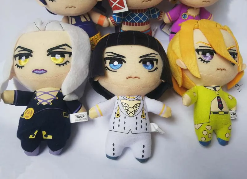 Новинка JoJos Необычные Приключения Золотой ветер плюшевые Buccellati Abbacchio Fugo