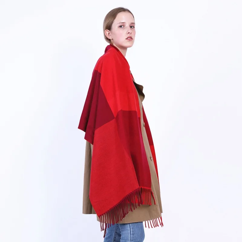 В Корейском стиле квадратный кашемировый шарф квадратной формы для детей в осень