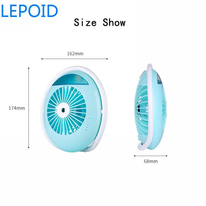 LEPOID батарея вентилятор с увлажнитель воздуха USB Арома эфирные масла диффузор