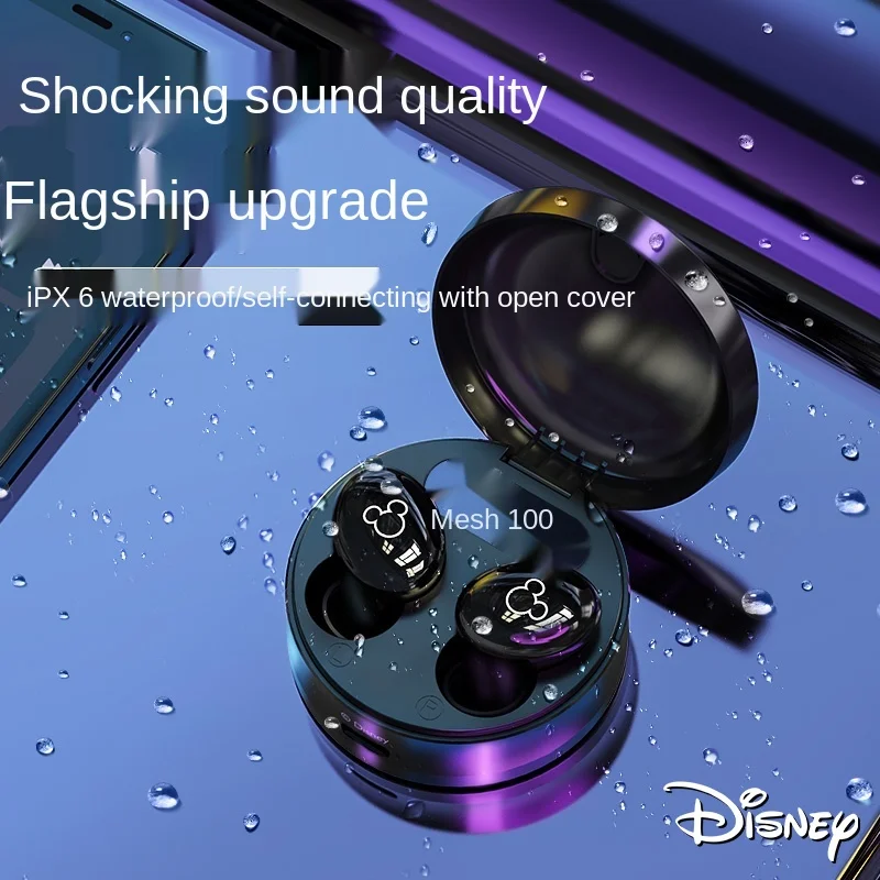 

Disney Bluetooth Headset Wireless Noise Reduction in-Ear Suitable for Huawei Xiaomi Apple Oppo Long Wearing Pain Vivo Miniature