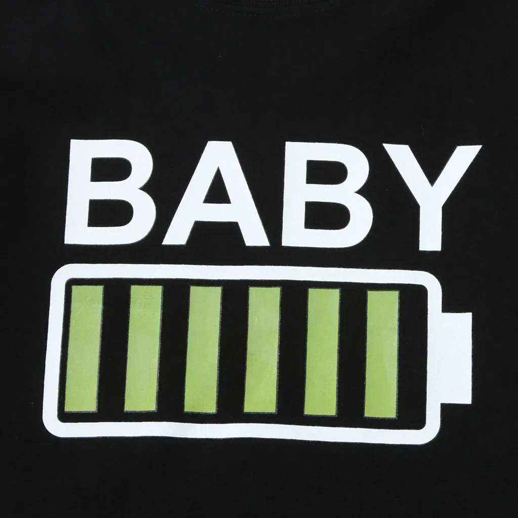 Детская футболка с короткими рукавами и буквенным принтом комплект одежды из