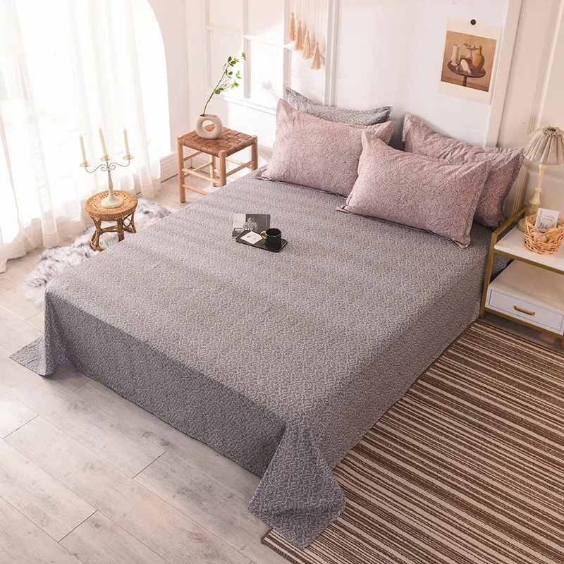 

LISM Cotton fashion simple style home sheets set for winter