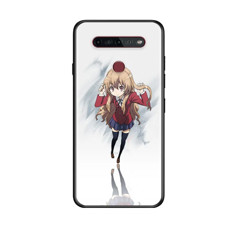 

Toradora Anime For LG G8 V30 V35 V40 V50 V60 Q60 K40S K50S K41S K51S K61 K71 K22 ThinQ 5G TPU Silicone Black Phone Case