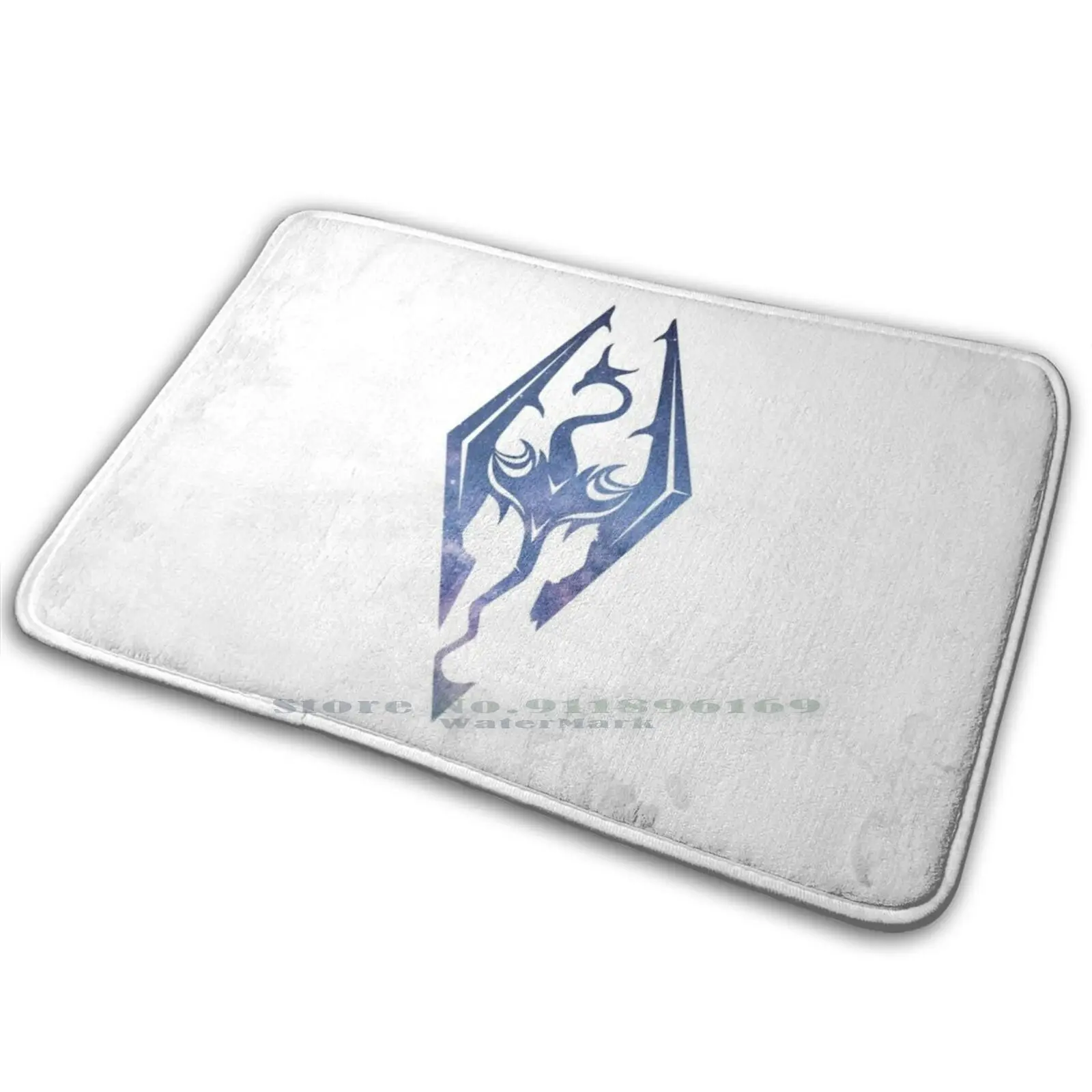 Коврик с эмблемой дракона Противоскользящий коврик для входной двери в спальню |