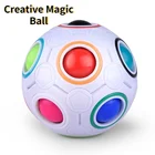 Креативный магический куб мяч антистресс радужный футбольный пазл монтессори детские игрушки для детей игрушка для снятия стресса JY70