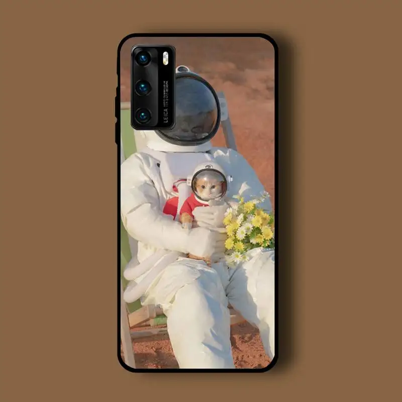 

Astronauts Phone Case For Huawei mate9 10 20 30 nove5t y5 y7 y9 Cover Fundas Coque
