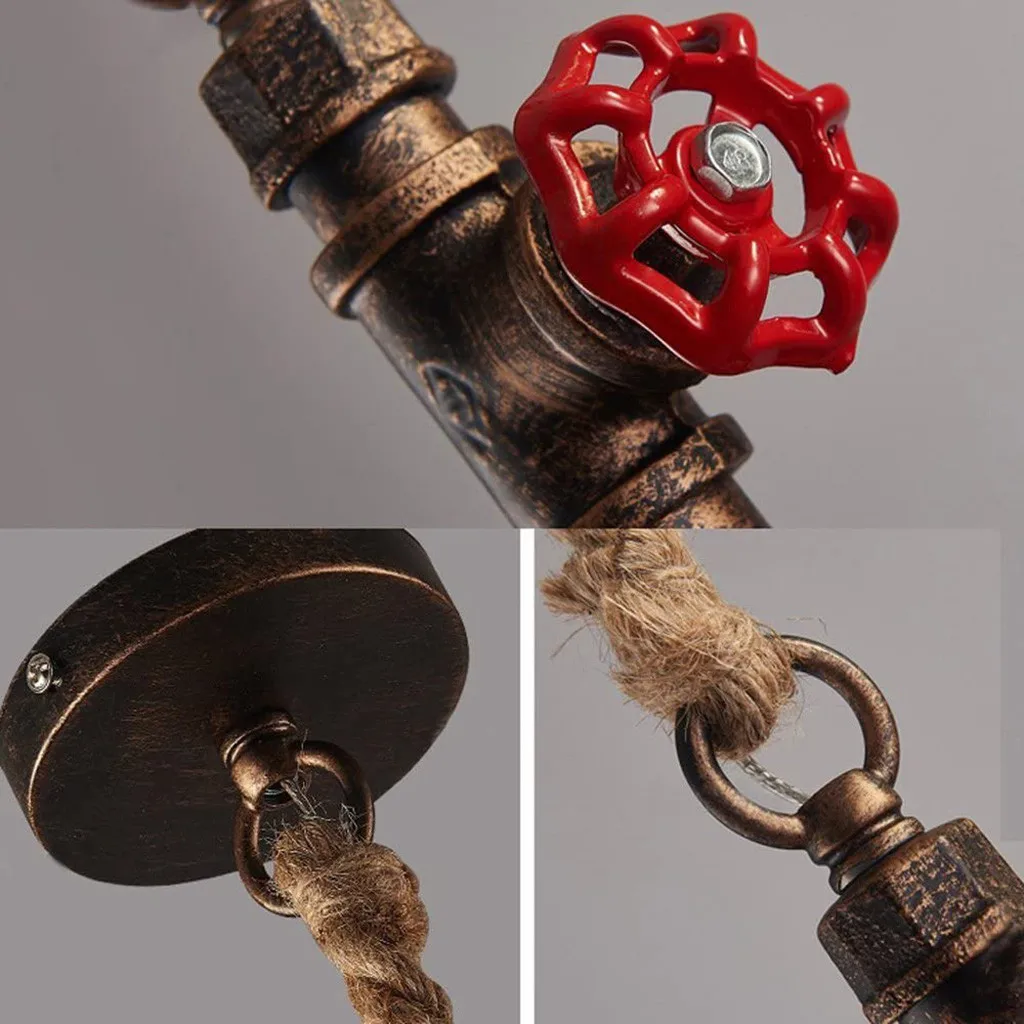 Потолочный подвесной светильник в виде клетки для рыбаков винтажный В