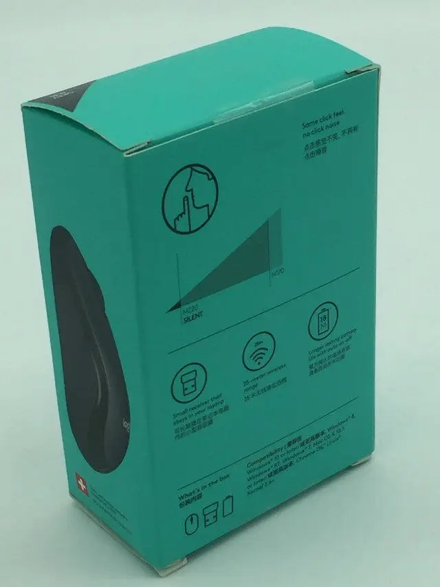 Мышь Logitech M220 Беспроводная Бесшумная с 2 4 ГГц Высококачественная оптическая