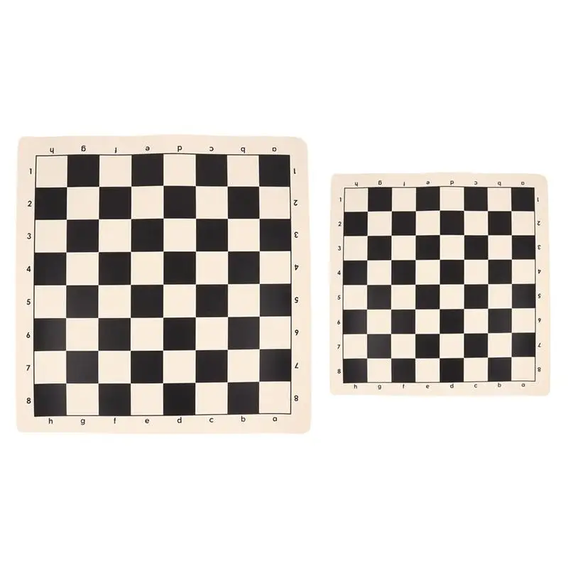 

2Pcs Rollable Chessboards Classic Boards Game Supplies Comfortable Chess Boards