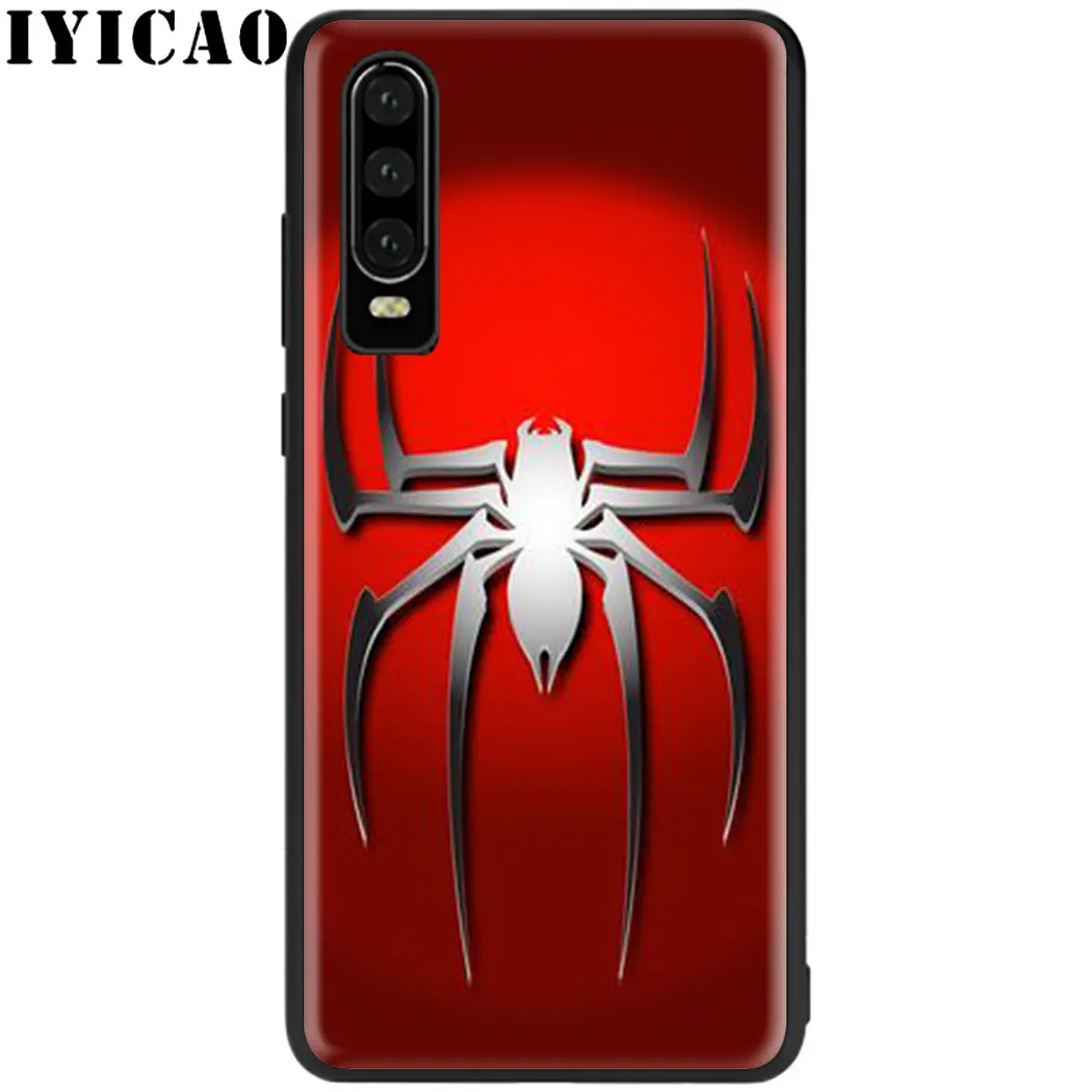 Мягкий чехол для телефона с логотипом Человека-паука huawei P8 Lite P9 Mini P10 P20 Pro P30 P Smart Z |