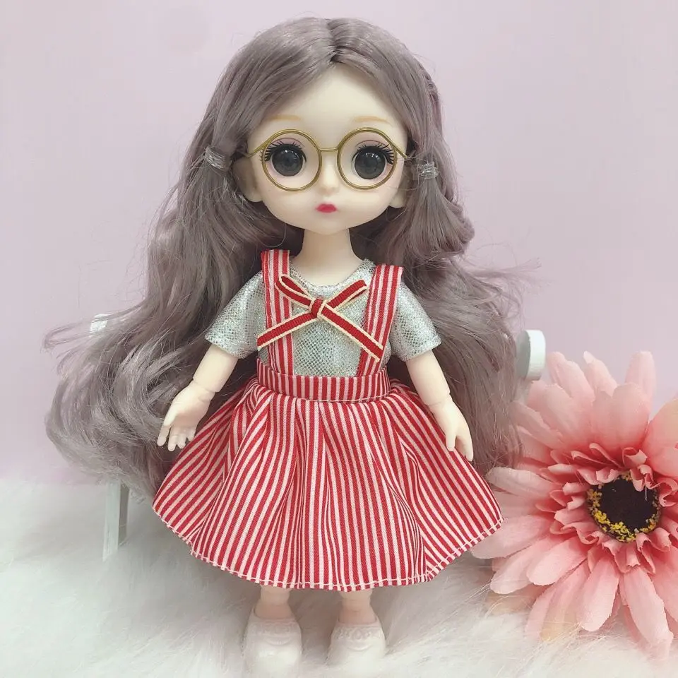 

16CM BJD Dolls Dress Princess Doll Fashion Dress Costume for Girls DIY Dress Up Dolls Accessories Home Decor Girls Gift Toys
