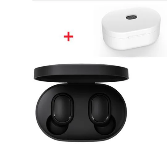 ear add case white Xiaomi Redmi Airdots TWS Bluetooth наушники стерео бас Bluetooth 5,0 Eeadphones с микрофоном свободные Наушники управление AI - Цвет: ear add case white