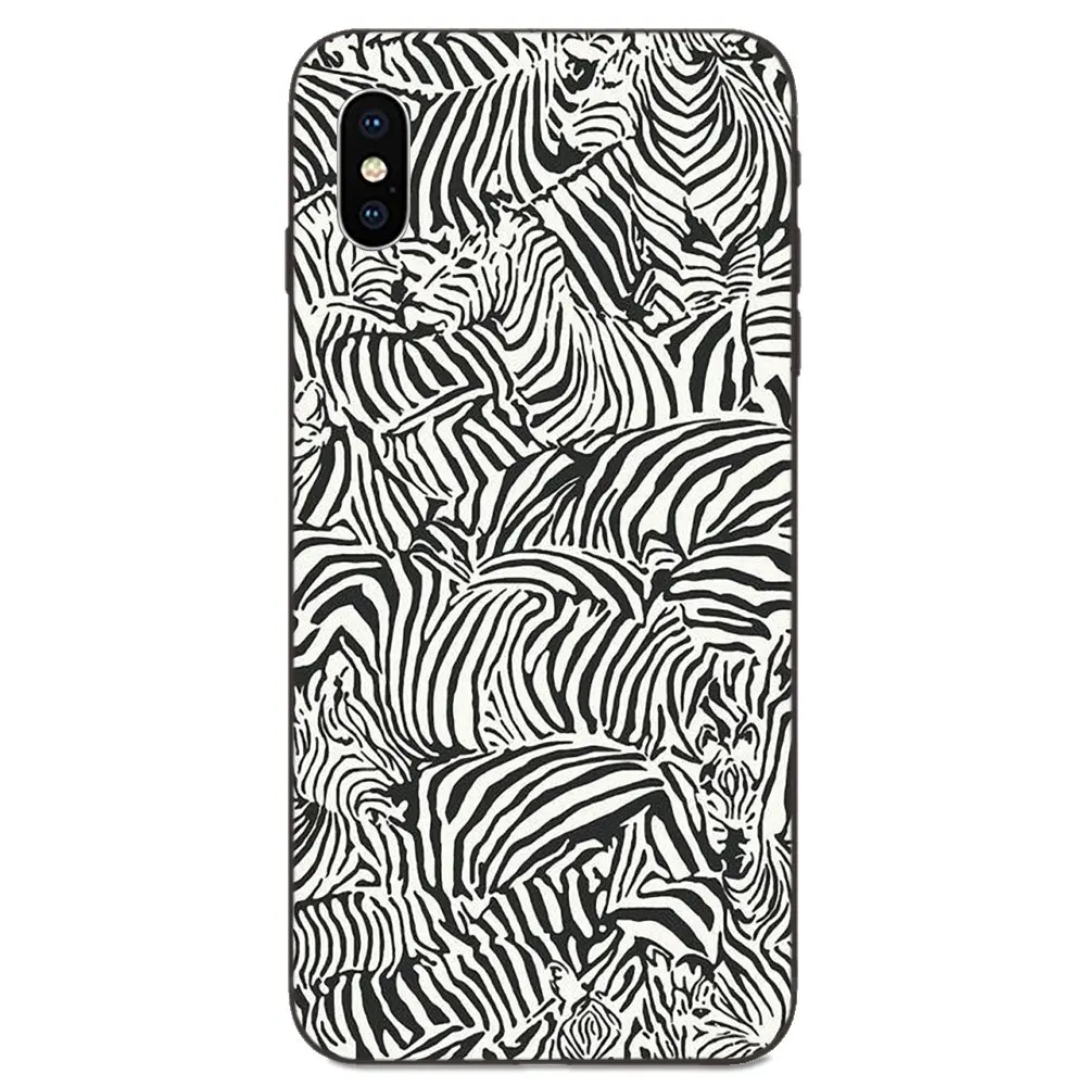 Цветные неоновые обои “Зебра” для Huawei nova 2 2S 3i 4 4e 5i Y3 Y5 II Y6 Y7 Y9 Lite Plus Prime Pro 2017 2018 2019 |