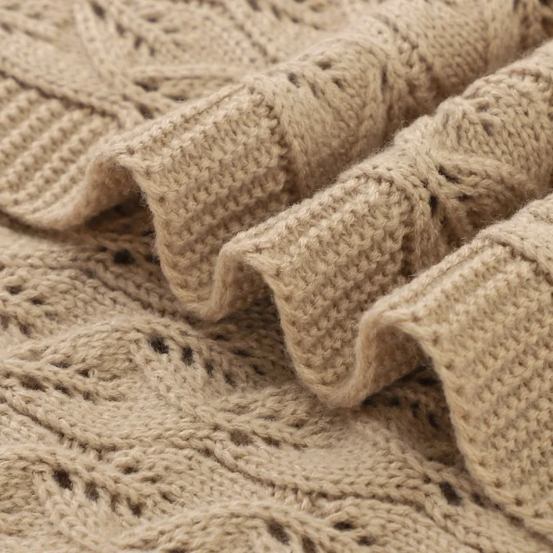 

Baby Blankets Knitted Newborn Bebes Sleeping Stroller Bedding Quilts Cotton Toddler Swaddling Wrap Infantil Blankets 100*80cm