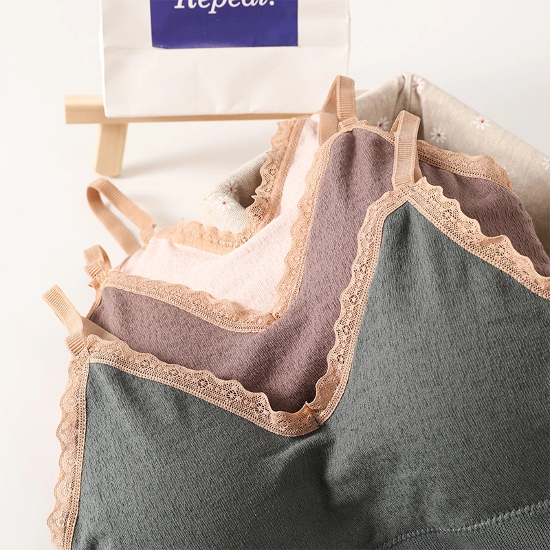 Кружевной топ-бюстгальтер для женщин укороченный топ бесшовное нижнее белье