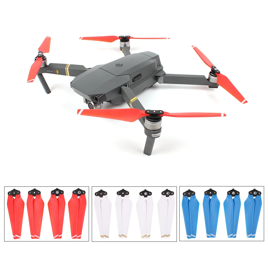 4 шт. цветные пропеллеры для Mavic 8330F быстросъемный складной пропеллер DJI Pro Fly More Combo