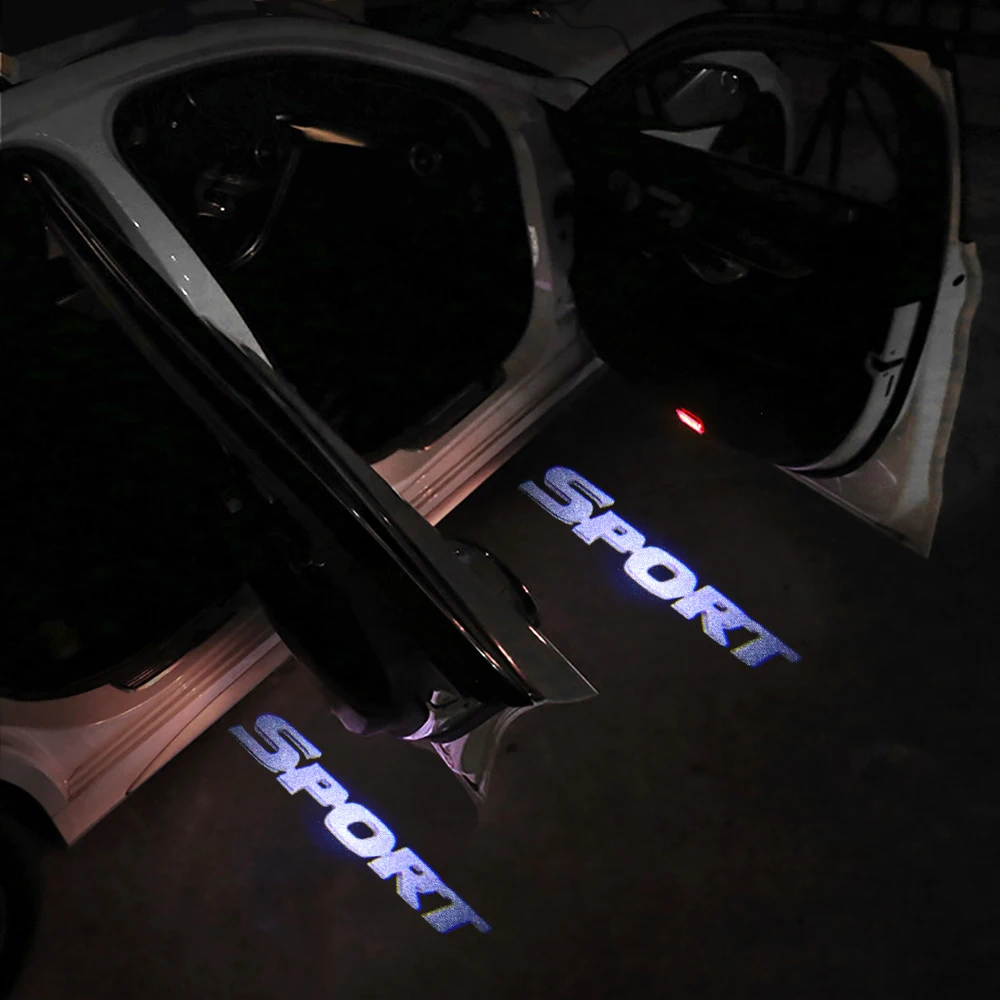 Светодиодный светильник для дверей с логотипом автомобиля 2 шт. Citroen SPORT c4 aux c5 c3