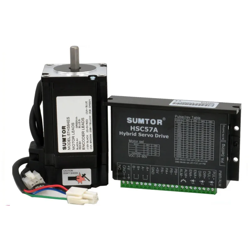 Комплект ЧПУ Высокоскоростной шаговый двигатель с замкнутым контуром Nema23 +