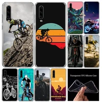amazing mountain bike bicycle mtb soft silicone phone case for huawei p30 p40 p20 p10 mate 10 20 30 lite plus pro p smart z co