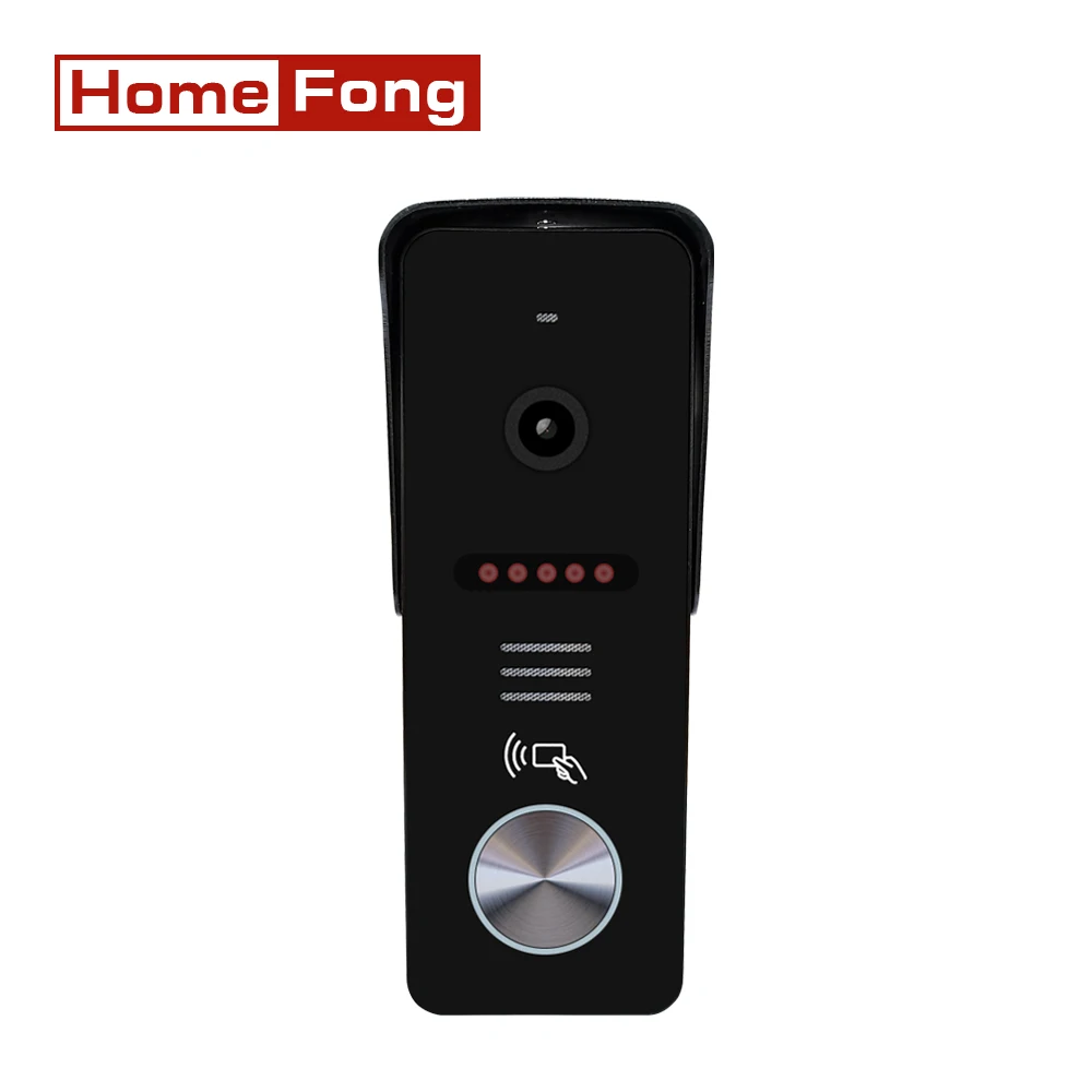 

Видеодомофон Homefong с RFID-камерой, водонепроницаемость IP65, 4 провода, для видеодомофона