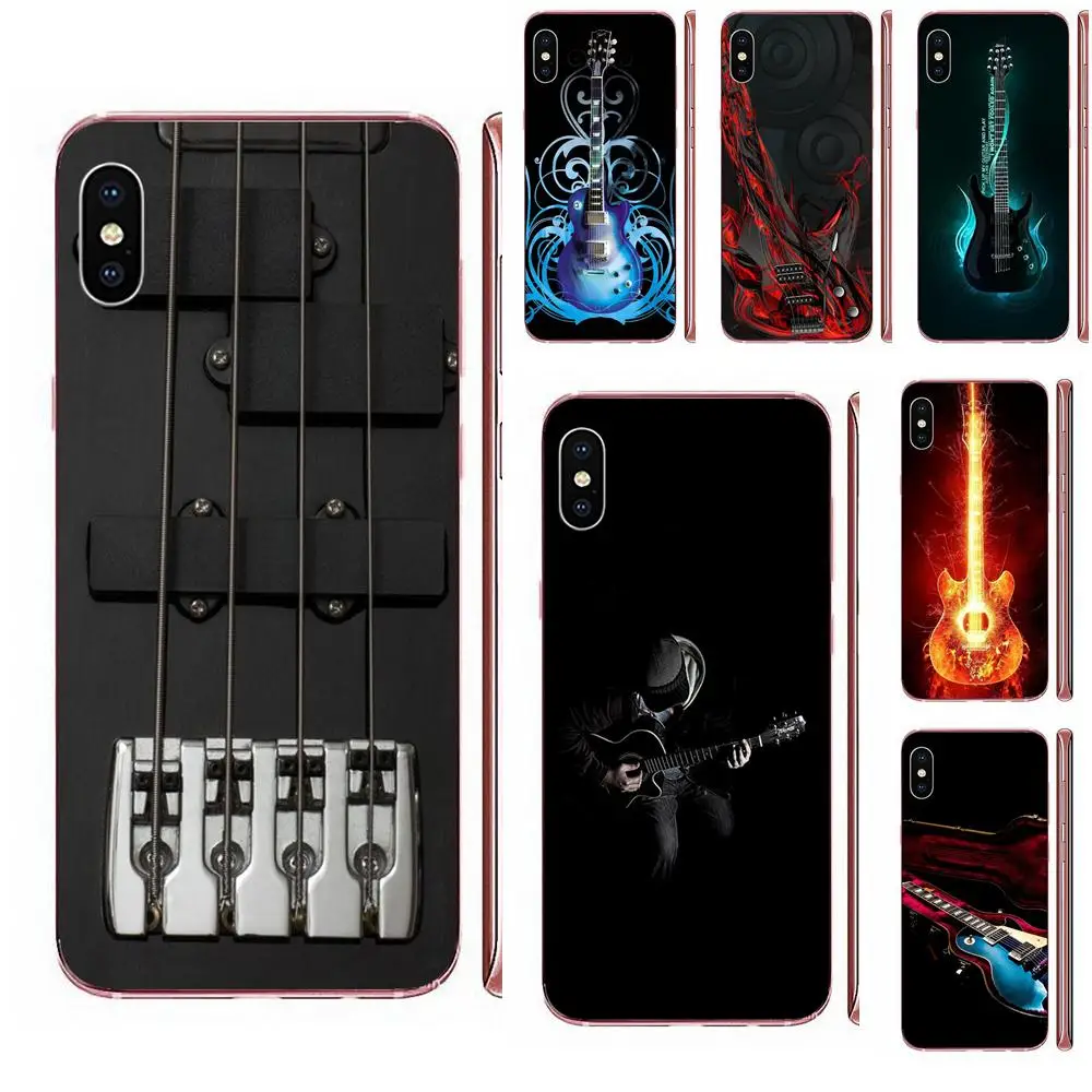 Прозрачный чехол для Huawei Honor Mate 20 p40 lite pro 10i 20i 8S Y9 Y7 Y5 Prime 2019 2018 Струны бас гитары