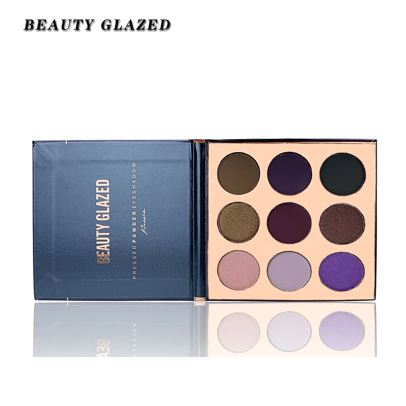 Палетка теней для век Beauty Glazed матовые алмазные блески спиральные бронзовые тени