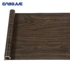 Декоративная пленка для мебели 0,45x3 м, самоклеящиеся обои из ПВХ, наклейки на дверь шкафа, деревянное зерно, водонепроницаемая Настенная Наклейка