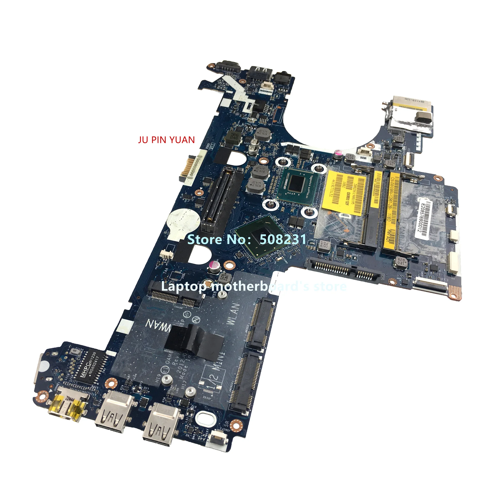 

Материнская плата для ноутбука Dell Latitude E6230 CN-0WV99V 0WV99V WV99V QAM00 LA-7731P с процессором I3-3110M SLJ8A DDR3 100% полностью протестирована