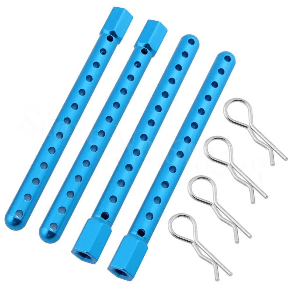 122037 02144 HSP 1/10 Улучшение деталей Алюминиевый Алюм. Кузовный столб 4P крепления для RC автомобиля 4WD On Road XSTR Power 94122 on.