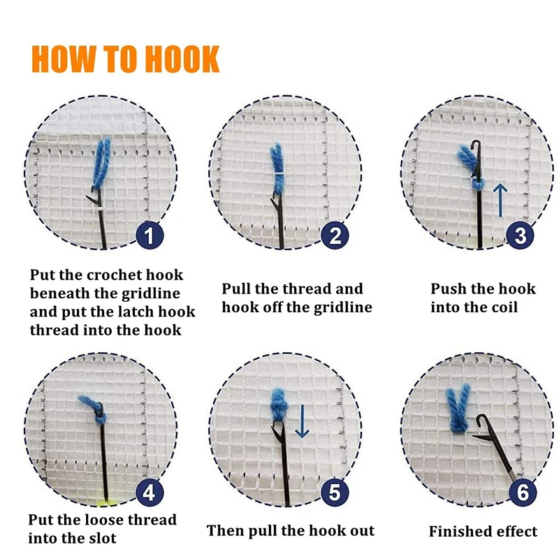 Latch Hook Kit DIY Crochet Yarn Kits 20.4 X 14.9 Inch Butterfly Rug Making Crafts For Kids Adults And Beginners Gift | Дом и сад