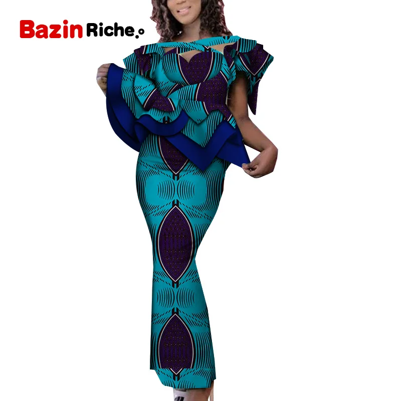 

Plus Size Dashiki African Women Skirt Suit Party WY6849