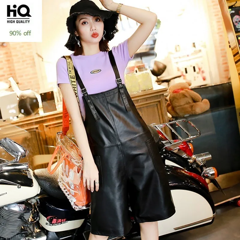 Женские шорты из овчины натуральная кожа повседневные высокое качество мягкие