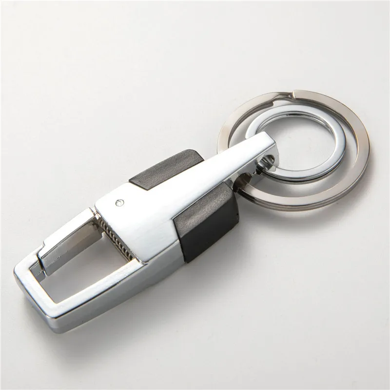 

1 Pcs Simple Fashion Car Keychain Metal Men Waist Hanging Automobiles Key Chain Rings for Auto Interior Decoration Accessories