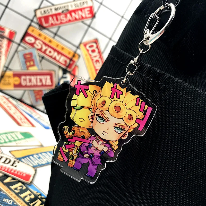 Японское аниме JoJo странное приключение Золотой ветер Ghirga Narancia Giovanna Cosplay фигурка