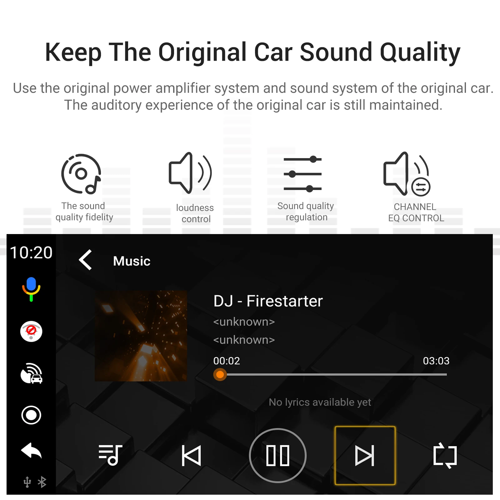 Dasaita Carplay Ai Box Android Автомобильный мультимедийный плеер Apple Wire авто с 4 + 64 ГБ 10