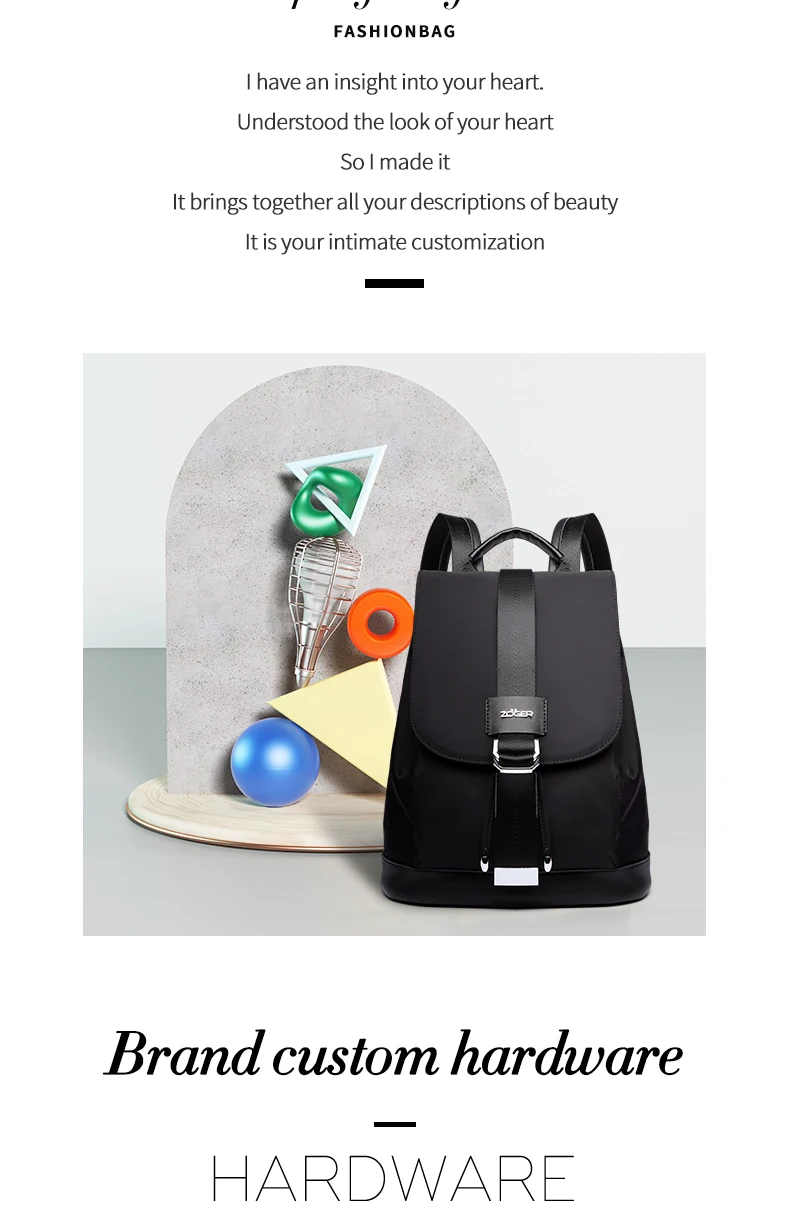 hot! Women's Backpack Student Bag Teen Girl Nylon Buckle Design Black Femme Mochila Women's Backpack Fashion Sac A Dos