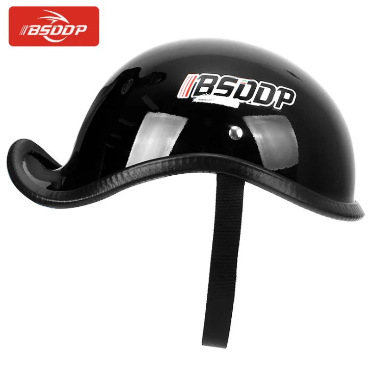 

Motorcycle Electric Bike Unisex Summer Personality Curved Eaves Helmet Sun Protection Helmet