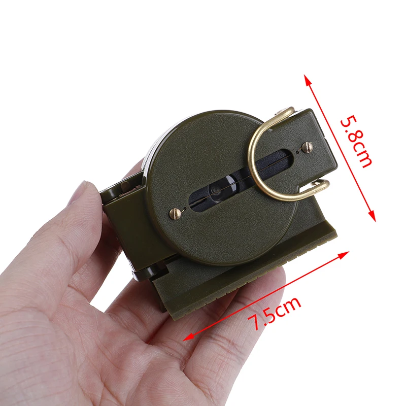 

3 In1 Travel Lens Compass Camping Hiking Army Style Survival Marching Military Lensatic Compass Portable Folding Compass